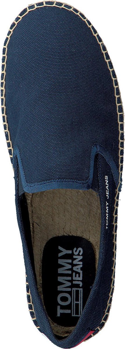Tommy Hilfiger Heren Instappers Flag Espadrille - Blauw - Maat 41 | bol.com