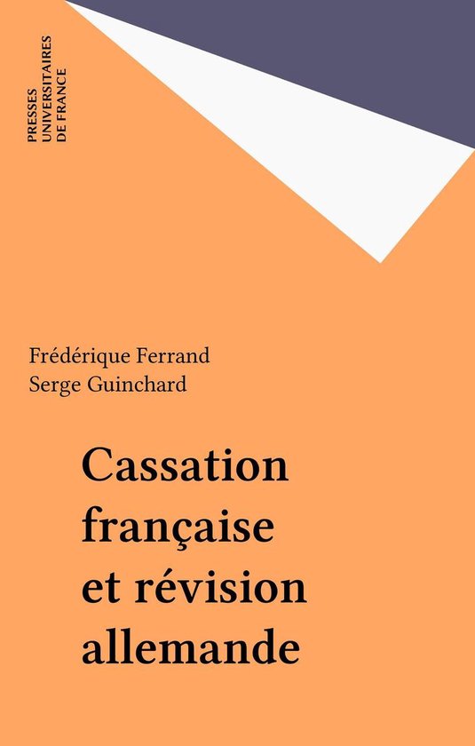 Cassation française et révision allemande - cover