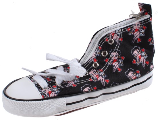 Kamparo Etui Betty Boop Sneaker 24 Cm Zwart/wit 