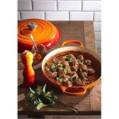 Bol.com Le Creuset Braadpan Campagnard - Ø26 CM - Gietijzer - Oranje-rood aanbieding