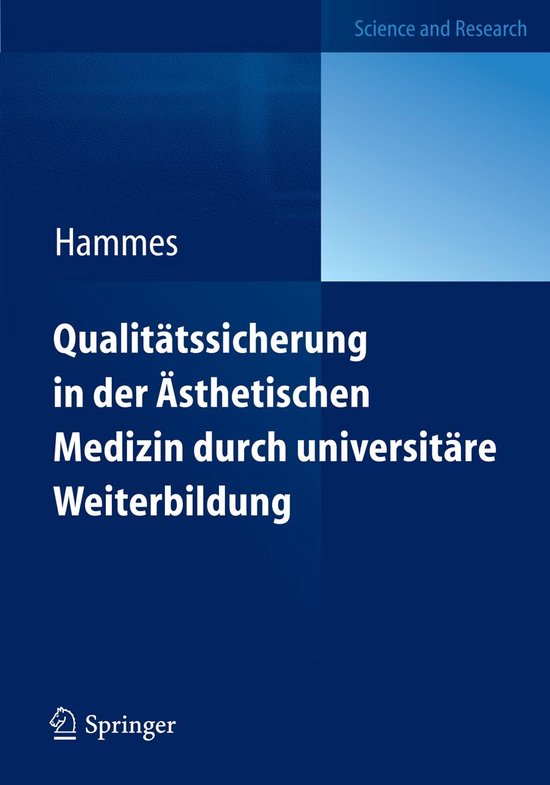 Qualitätssicherung in der Ästhetischen Medizin durch unive ... - cover
