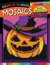 Halloween Mosaics Pixel Adults Coloring Books