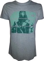Destiny -M- Grijs - Groene Print Shirt - Windows