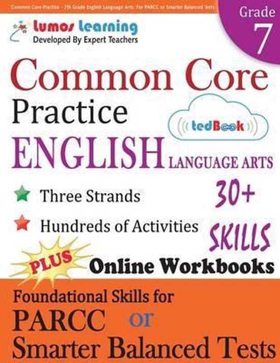 Common Core Practice - 7th Grade English Language Arts - cover