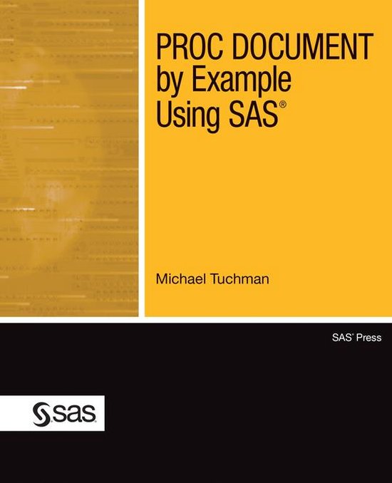 PROC DOCUMENT by Example Using SAS - cover