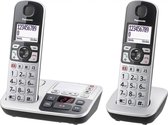 Panasonic KX-TGE522GS - Duo DECT telefoon - Antwoordapparaat - Zwart/Zilver