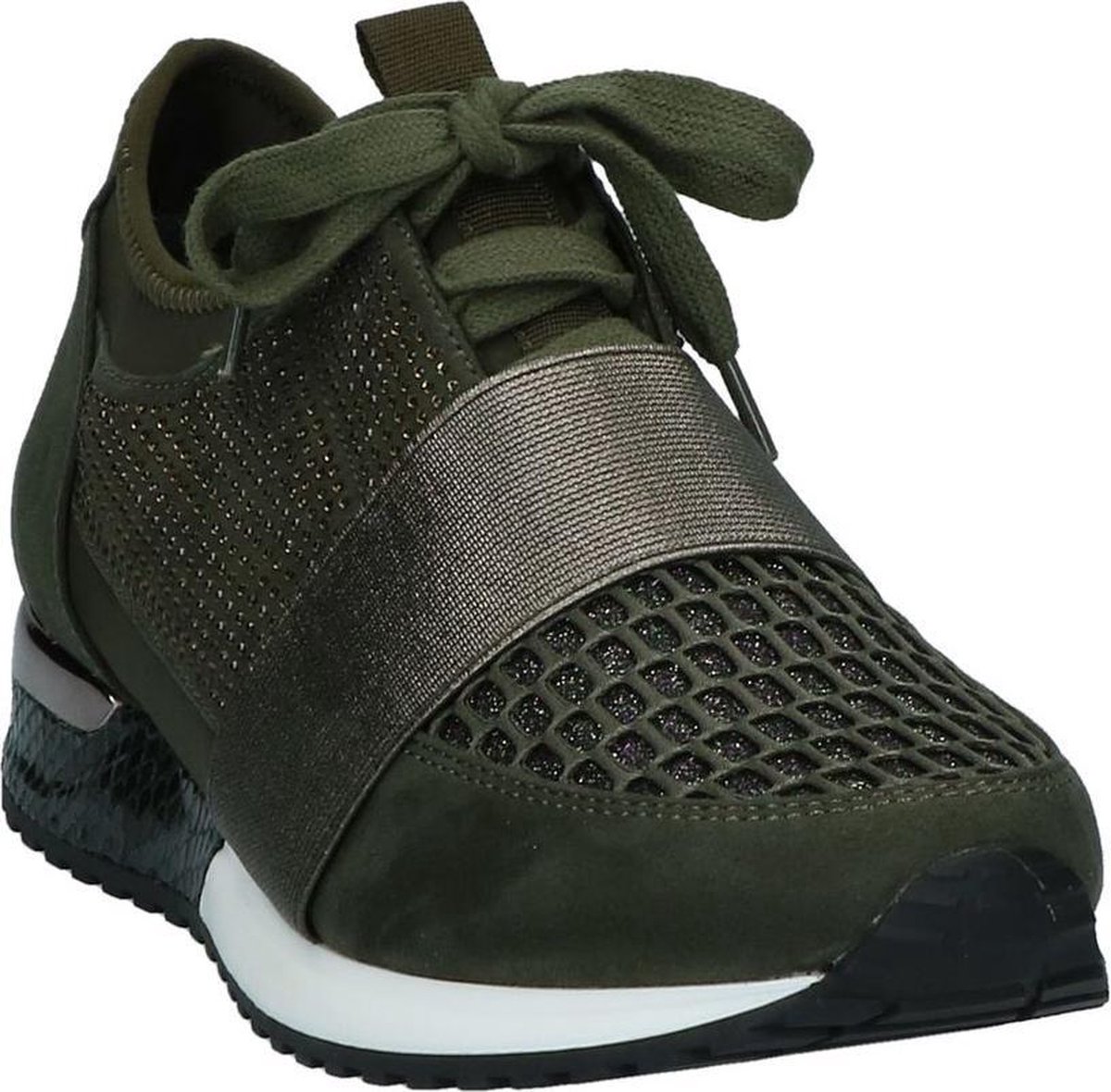 La Strada - 1705308 - Sneaker laag gekleed - Dames - Maat 41 - Groen;Groene  - Kaki... | bol.com