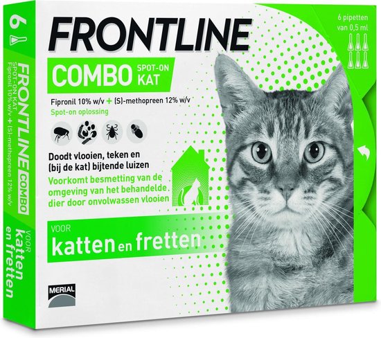 Houden Hertogin ding Frontline Kat/fret Combo Spot On | bol.com
