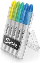Sharpie Fine Point Cool Colors set van 5 in Plastic Box
