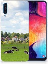 TPU-siliconen Back cover Geschikt voor Samsung Galaxy A50 Koeien