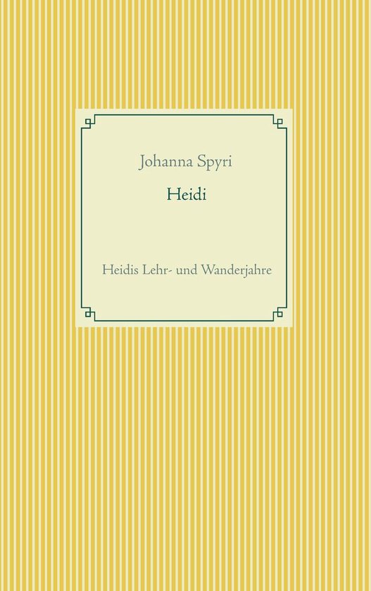 Heidi - cover
