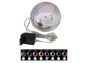 Boule de neige LED Europalms 15cm, violet