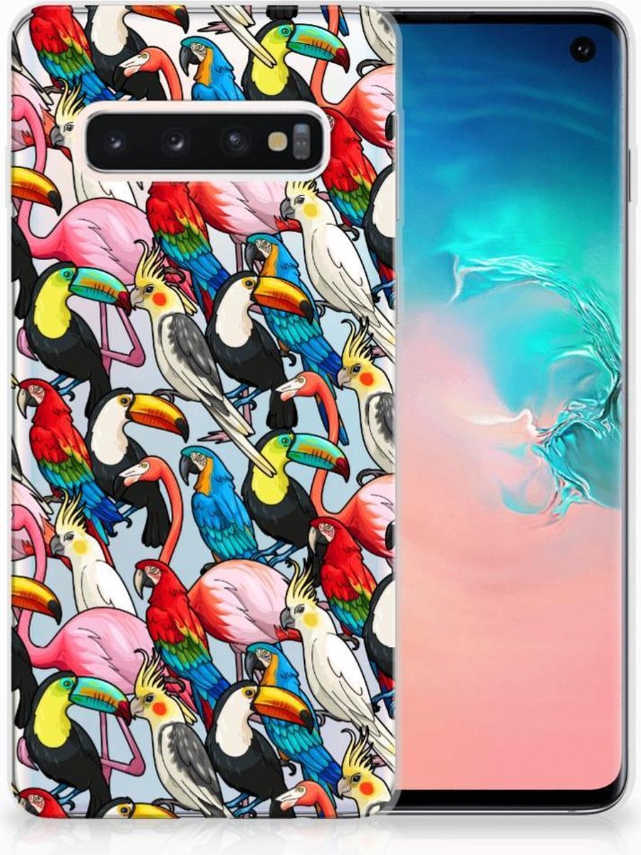 Samsung Galaxy S10 TPU Hoesje Birds