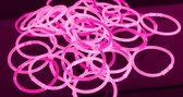 XL Glow In The Dark Sticks 100 Premium Roze Breekstaafjes | Roze glow armbanden | Breaklights | Neon Glowsticks 100 Stuks | Party | Feestje|glow staafjes| glow breeklichtjes | Glow