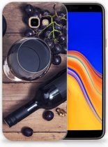 Geschikt voor Samsung Galaxy J4 Plus (2018) TPU Siliconen Hoesje Wijn