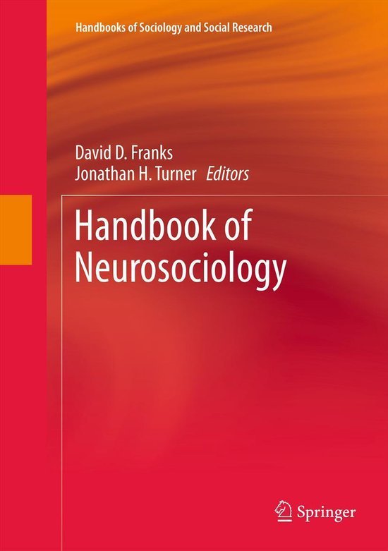 Handbooks of Sociology and Social Research - Handbook of Neu ... - cover
