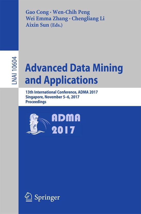 Springer Nature Proceedings Computer Science - Advanced Data ... - cover