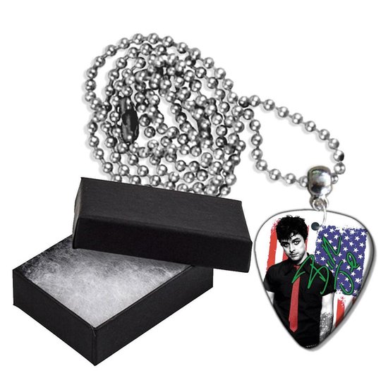 Billie Joe Armstrong Green Day aluminium plectrum ketting | bol.com