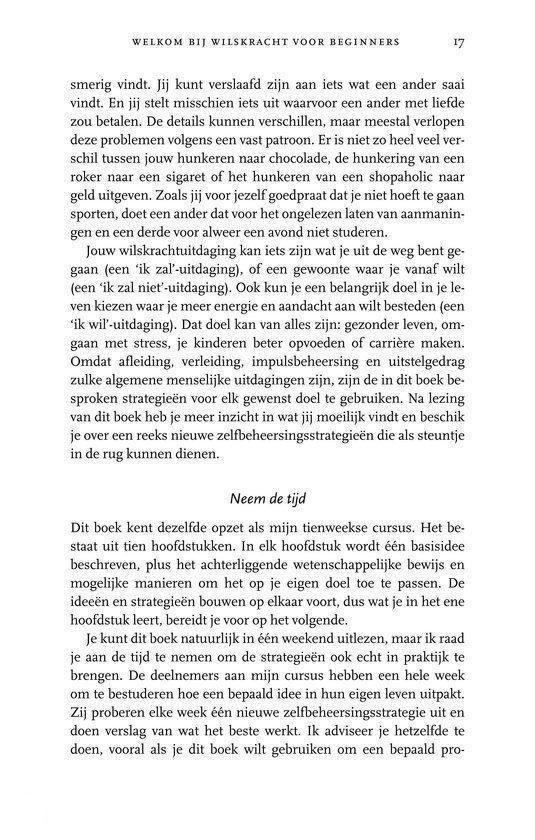 De kracht van wilskracht