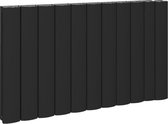 Eastbrook Guardia Design radiator horizontaal aluminium mat zwart 60x66cm 1120 watt