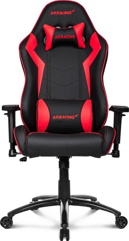 AKRacing Core SX - Chaise de jeu - Cuir PU rouge | bol.com
