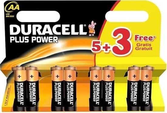 DURACELL Battery AA LR6 MN1500 (8 stuks)