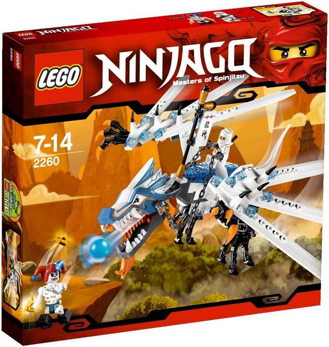LEGO Ninjago Ijsdraak - 2260 - LEGO