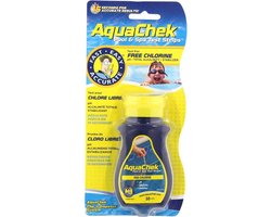Aquacheck Test strips Meet chloor, pH, alkaliniteit en stabilizer - 50 stuks per verpakking