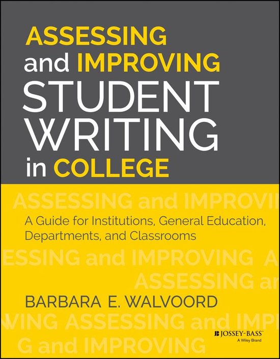 Assessing and Improving Student Writing in College - cover
