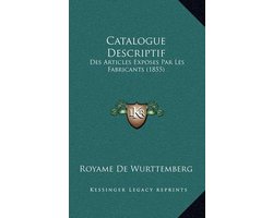 Catalogue Descriptif