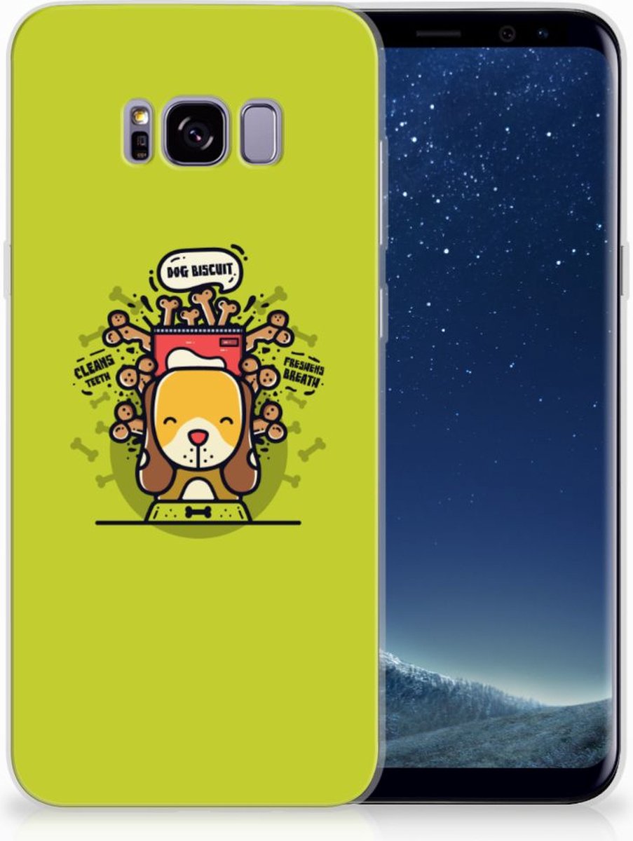 Samsung Galaxy S8 Plus Telefoonhoesje met Naam Doggy Biscuit