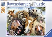 Ravensburger puzzel Paardenselfie Puzzel 500 stukjes