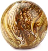 Glasobject Elan Marble mini urn glas earth 500 ml