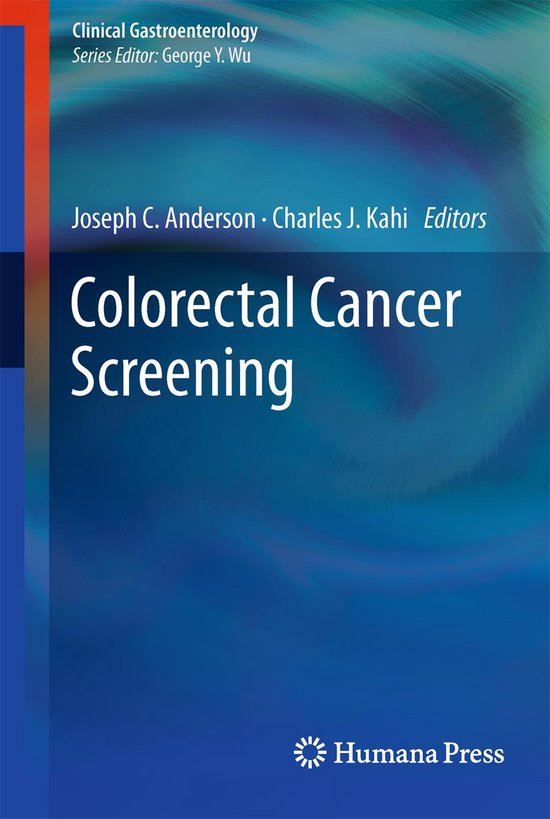 Medicine (R0) - Colorectal Cancer Screening - cover