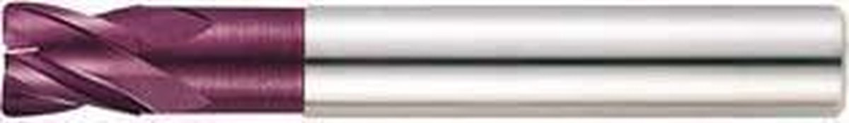 Torusfrees Fabrieksnorm VHM TiAIN-gecoat Z 4 E.K . 8,0x0,80mm
