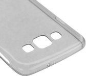 DrPhone Samsung A7 TPU Siliconen Case Ultra Dun Premium Gel Hoesje Transparant Grijs