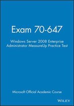 Exam 70-647 Windows Server 2008 Enterprise Administrator Measureup Practice Test