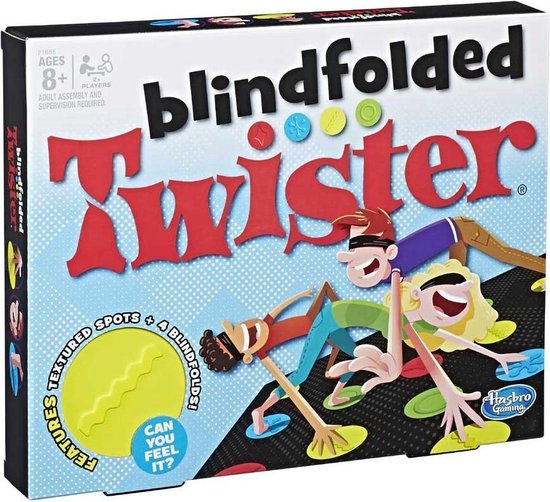 Thumbnail van een extra afbeelding van het spel Twister Blindfolded - Actiespel