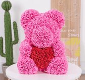 Teddy heart - roze