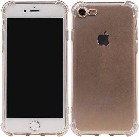 BestCases.nl Transparant TPU Schokbestendig bumper case telefoonhoesje Apple iPhone 7 / 8 / SE 2020 / SE 2022