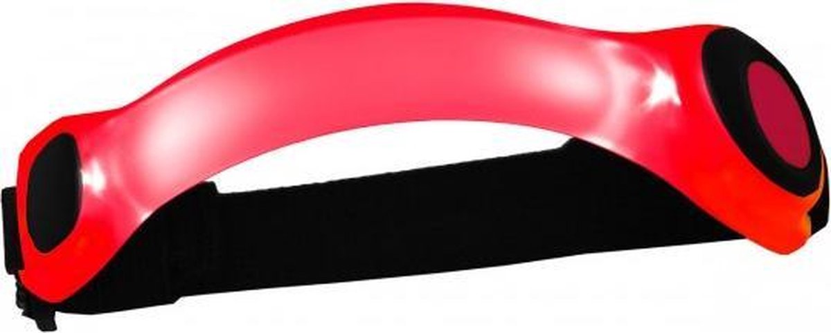 Fen hardloop LED veiligheidsverlichting – armband - rood