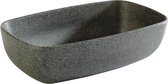 Melamine gn schaal frida stone - 1/9gn - antraciet - Set van 4 stuks