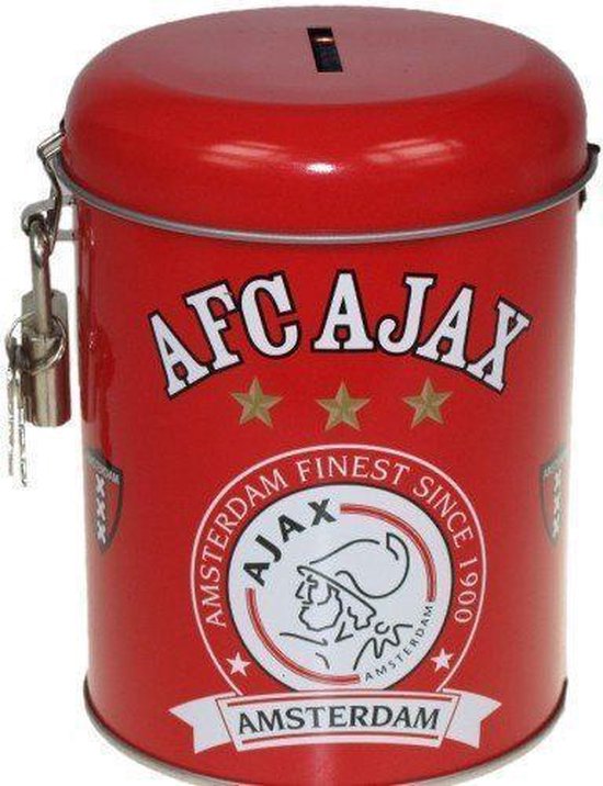 Ajax Finest - Spaarpot - Rood | bol.com