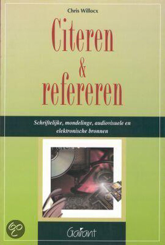 Cover van het boek 'Citeren en refereren / druk 4'