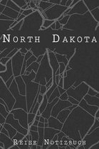 North Dakota Reise Notizbuch