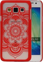 Samsung Galaxy A3 - Roma Hardcase Hoesje Rood