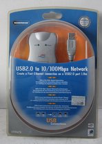 Bandridge USB2.0 naar 10/100Mbps netwerk adapter 1.8m