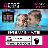 4EARS Kind Basic purple Gehoorbescherming Kinderen - Oordopjes Zwemmen - Oordoppen Slapen Lawaai