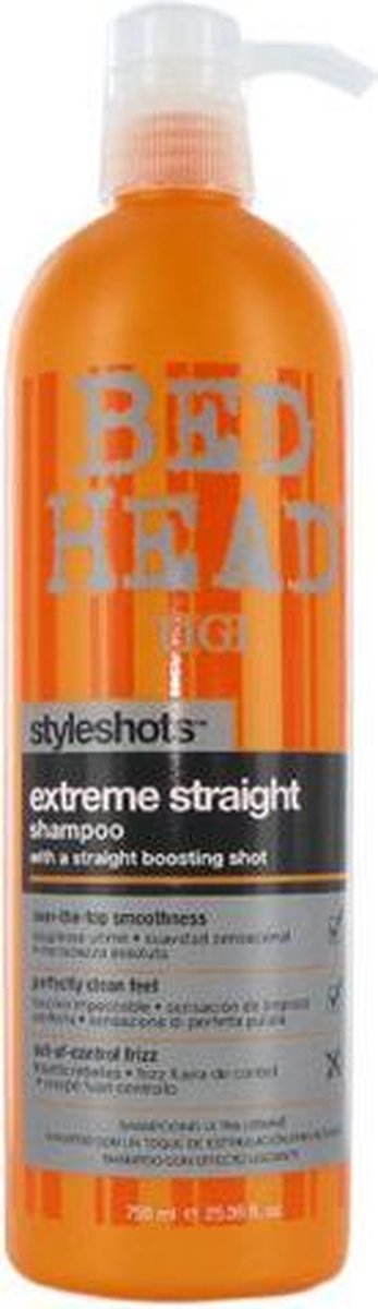 Tigi Bed Head Styleshots Extreme Straight Shampoo - 750 ml - Shampoo