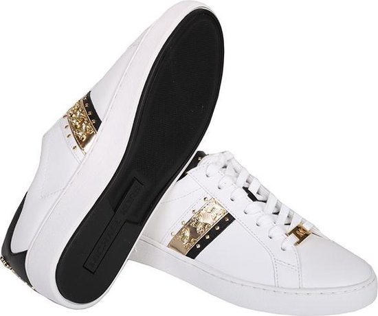 Michael Kors Dames Sneakers Keaton Stripe Sneaker - Wit - Maat 38 | bol.com